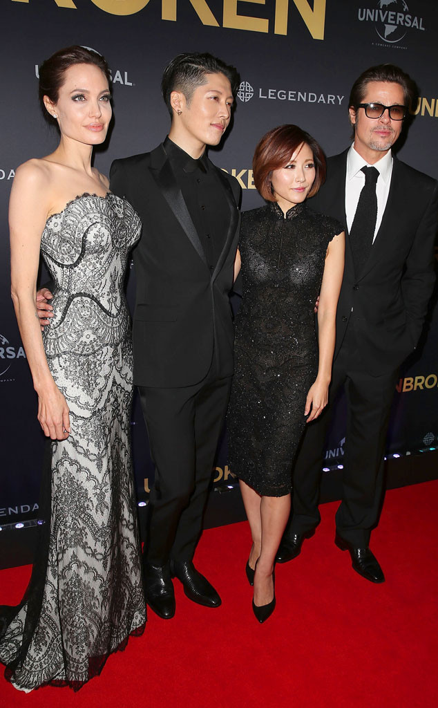 Angelina Jolie, Melody Ishihara, Miyavi Ishihara, Brad Pitt